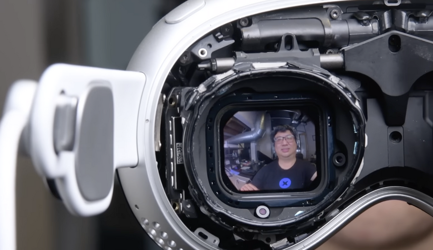 ​​Разбор Apple Vision Pro: дисплеи отличные, а вот ремонтопригодность средняя