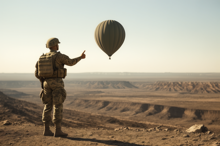 Военные США вновь начали слежку за… воздушным шаром