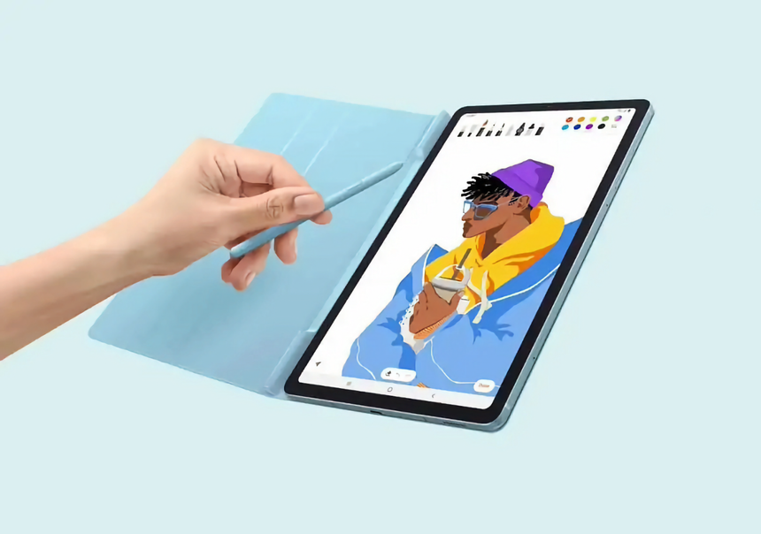 В сеть слили живые фото недорогого планшета Samsung Galaxy Tab S6 Lite 2024
