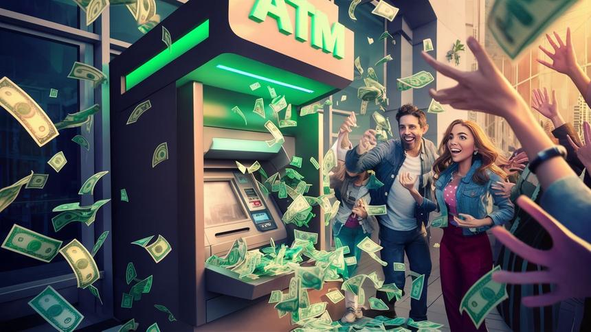 Россияне сняли с карт рекордные 33 триллиона рублей в 2023 году