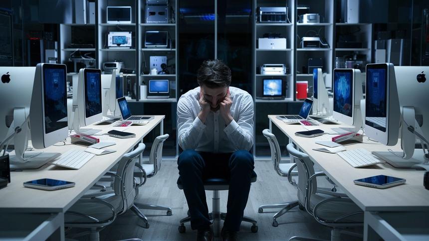 Депрессия от прогресса? Технологии на работе — благо, но не для сотрудников