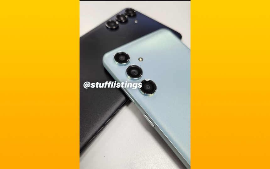 В Сети всплыли живые фото Samsung Galaxy M55 в двух цветах