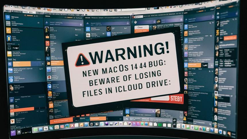 Новый баг macOS 14.4: опасайтесь потери файлов в iCloud Drive
