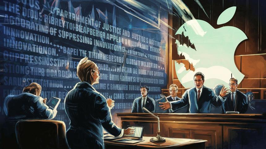 Минюст США подал иск против Apple:</no-type> производитель iPhone подавляет инновации