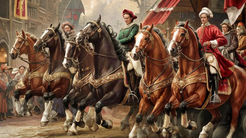 «Cуперкары» своего времени: средневековые лошади экспортировались между странами