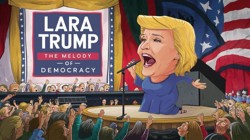 ИИ стал «оружием» в руках демократов: они сделали пародию на песню Лары Трамп