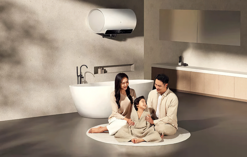 Xiaomi представила умный 60-литровый бойлер с HyperOS на случай отключения горячей воды