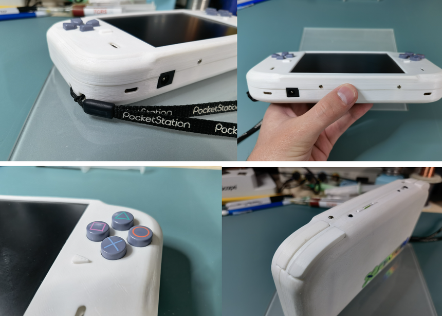 Энтузиаст собрал портативную PlayStation 1 из оригинального железа консоли