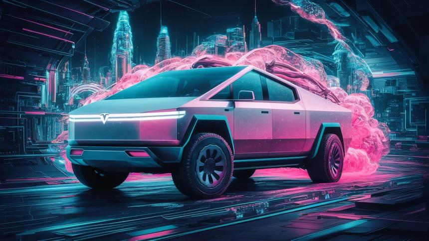 Электромобиль Cybertruck Tesla превратили в NFT-токен