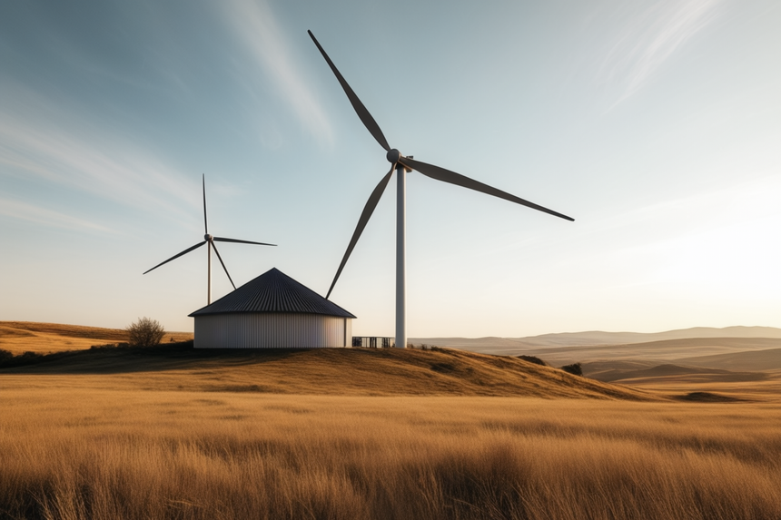 Миф о бесполезности земли возле ветряков развеяли