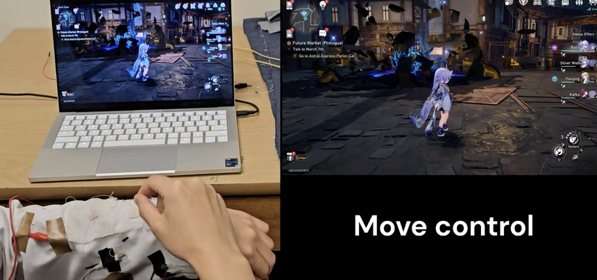 ИИ помог создать «сенсорный экран» на ткани