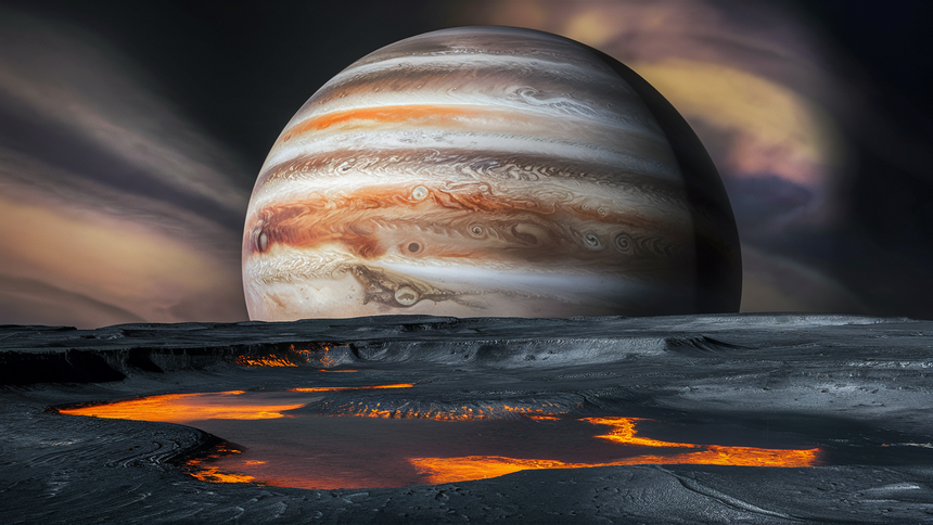 Видно даже озера лавы: NASA показало качественное фото спутника Юпитера