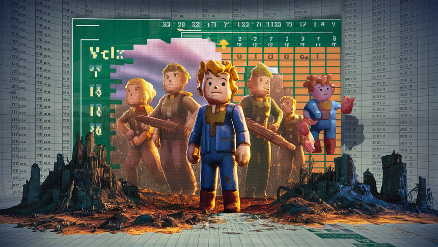 Фанат создал аналог Fallout, но внутри Microsoft Excel