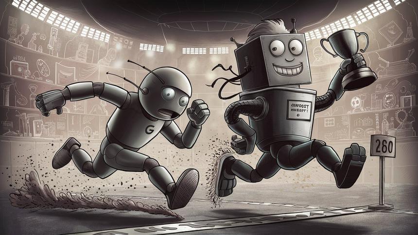 Google устремилась к прибыли в области ИИ. Microsoft уже ее получает