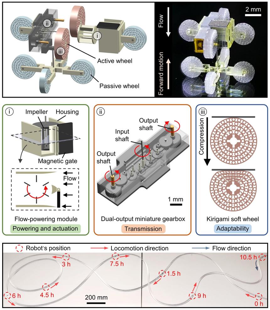 Ученые создали робота на батарейках для чистки труб изнутри