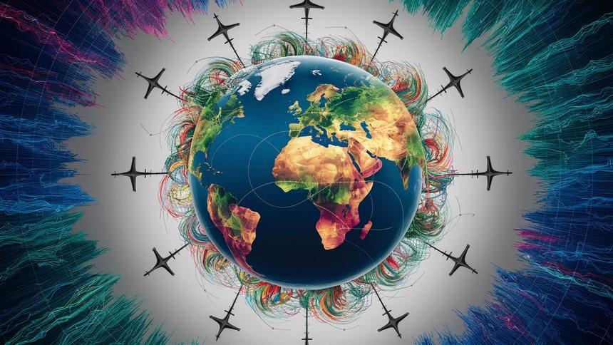 «Большие данные» раскрыли настоящее влияние авиаперевозок на климат
