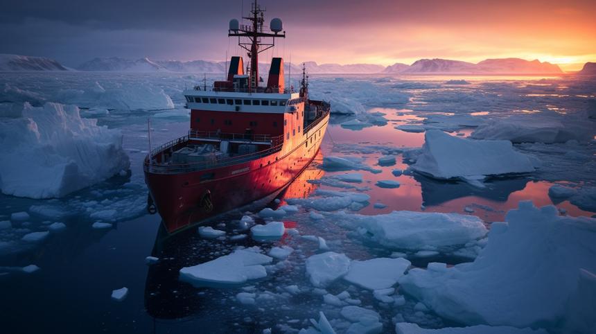 Дрейфующий ледокол