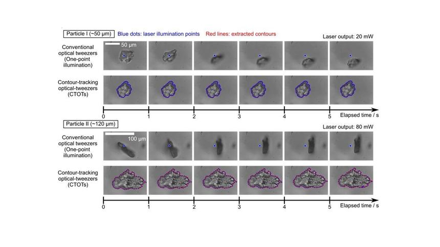 Ученые разработали новые оптические щипцы для удержания крупных частиц