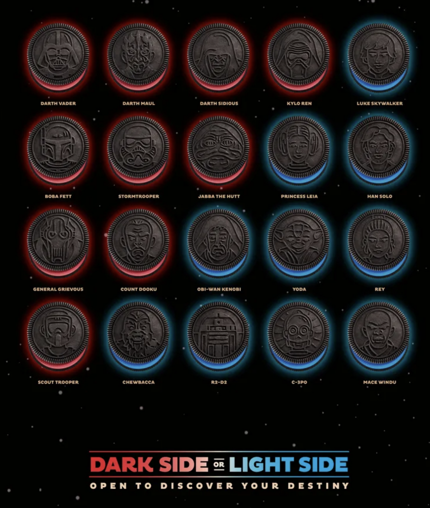 Oreo выпустила ограниченную серию печенек по «Звездным войнам»