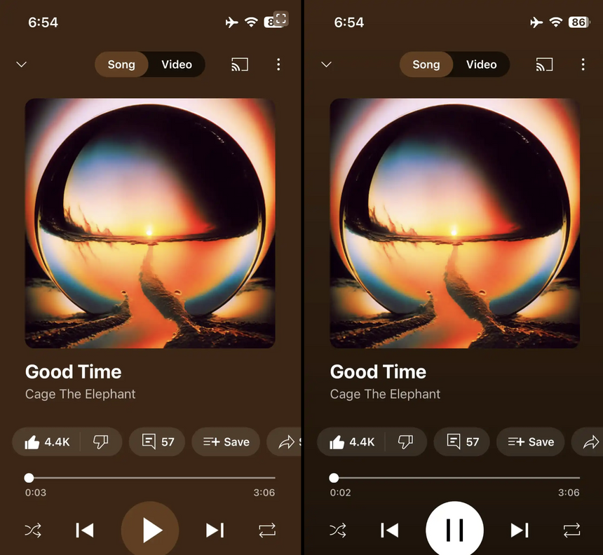 Справа обновленный дизайн