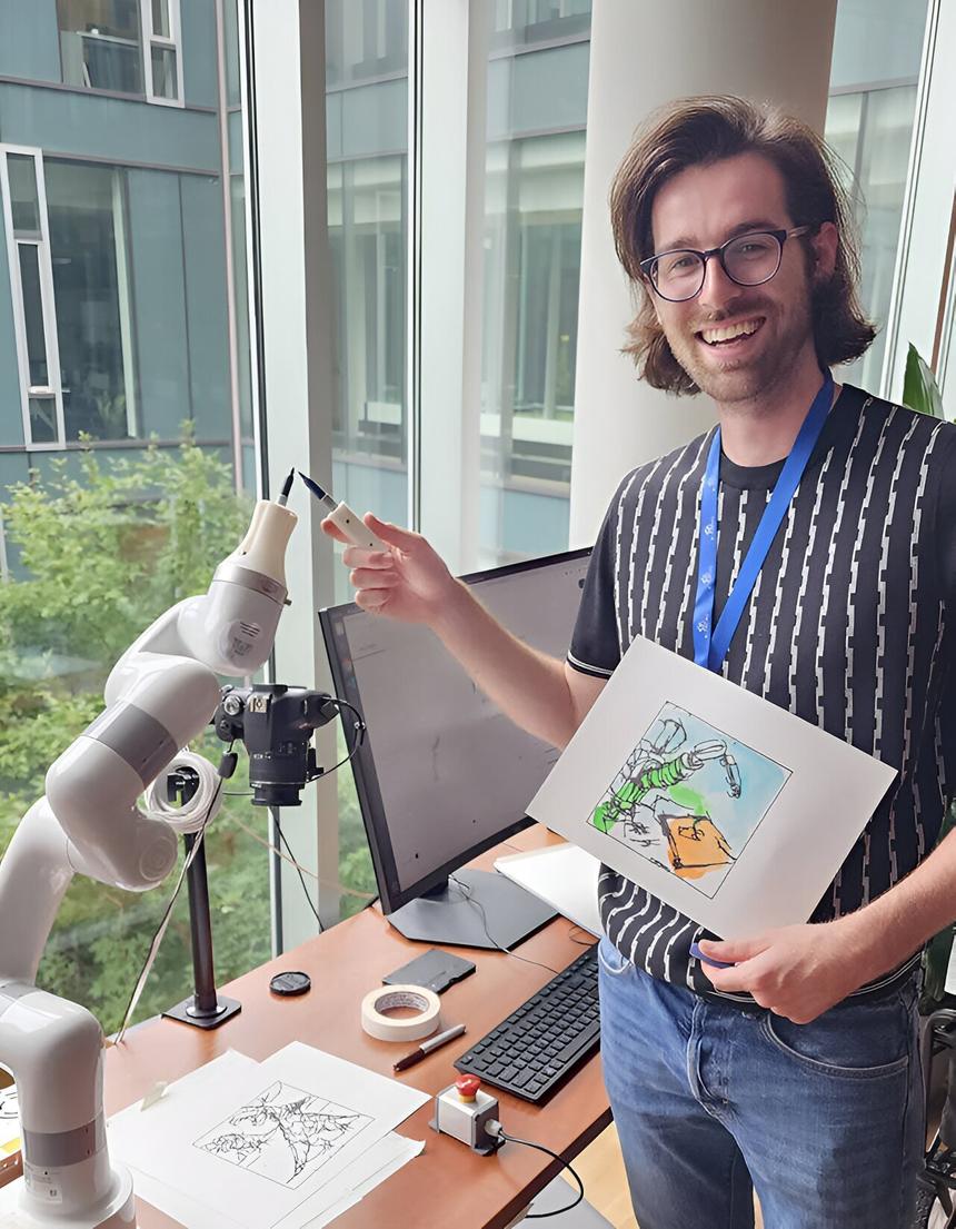 Разработан робот-художник для совместного рисования