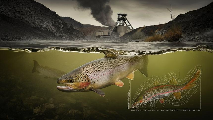 Форель в загрязненных шахтами реках оказалась «генетически изолирована»
