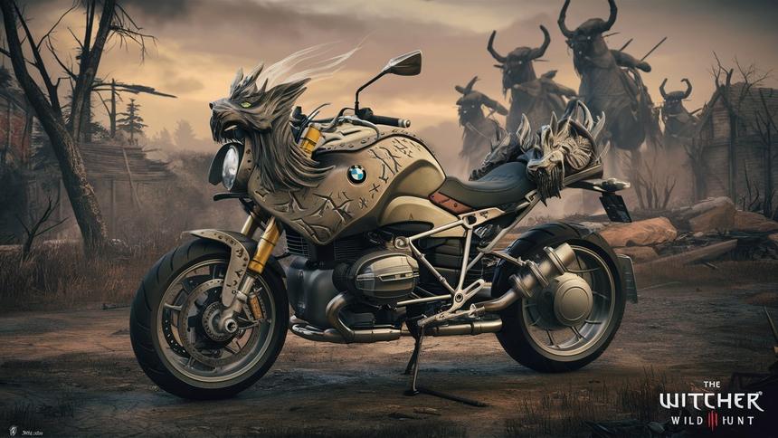 Появилась кастомная версия мотоцикла BMW в стиле «Ведьмака»