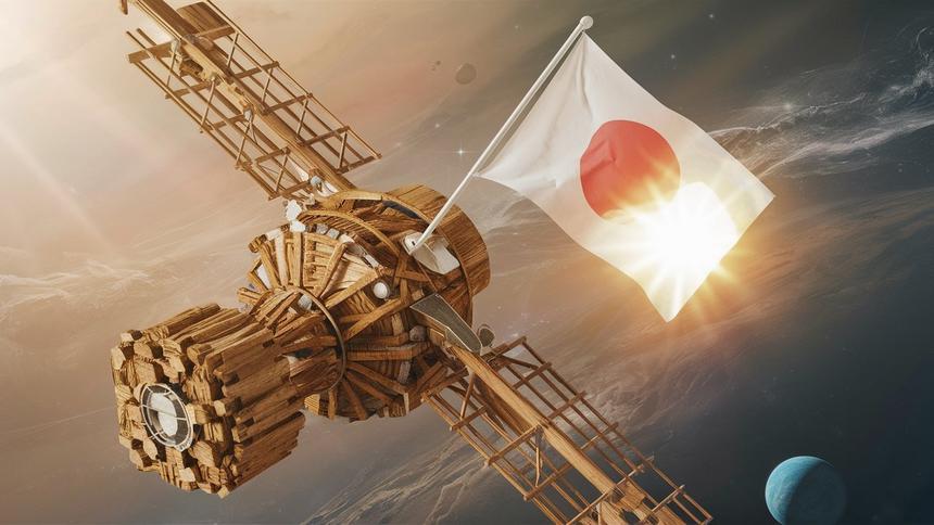 Первый в мире деревянный спутник запустит Япония
