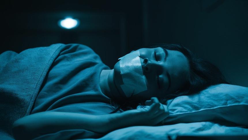 Заклеивание рта улучшило сон, но есть нюансы