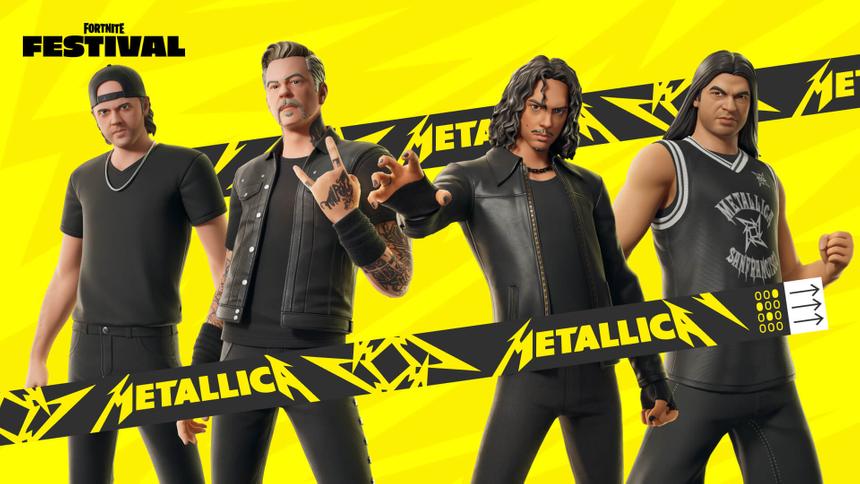 В популярной детской игре Fortnite появятся участники группы Metallica