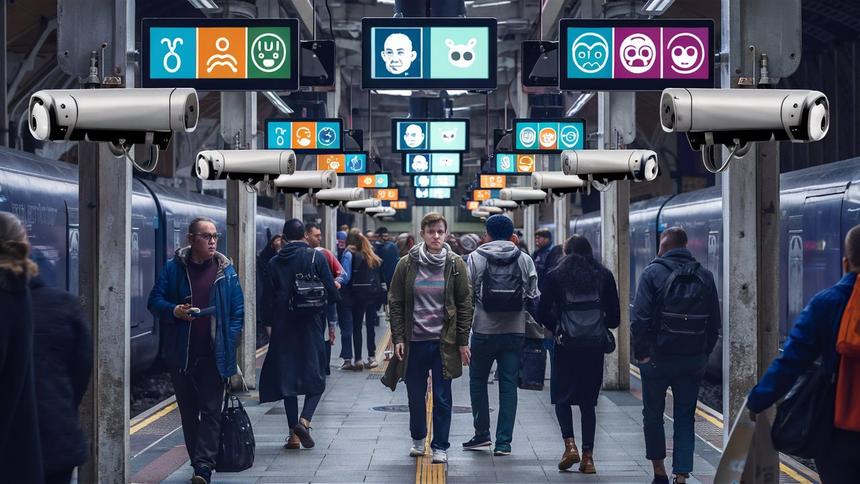 На ж/д станциях Великобритании опробовали ИИ-камеры с определителем эмоций