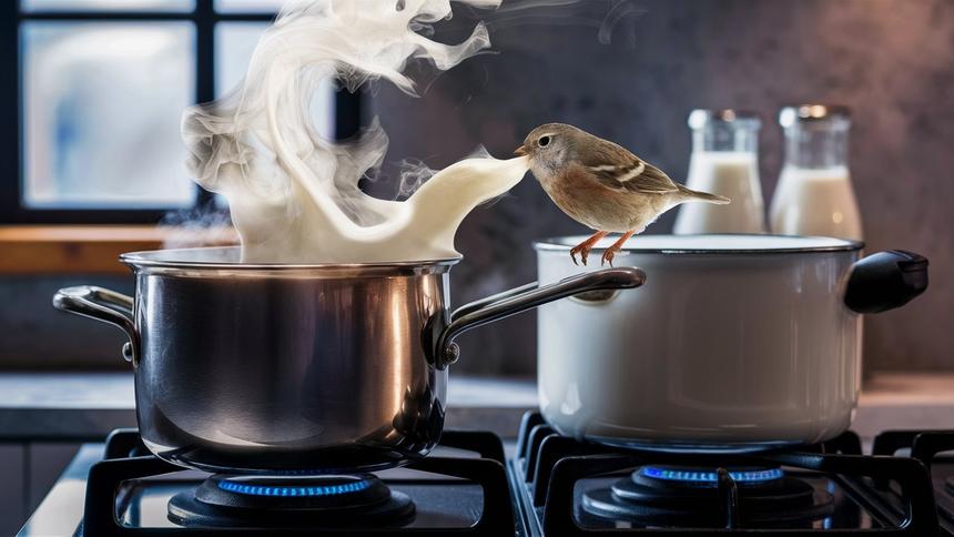 Ученые доказали полезность кипячения молока: это убивает птичий грипп