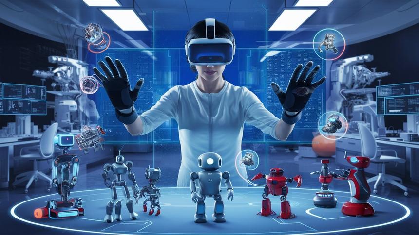 Разработана система для управления роботами с помощью VR