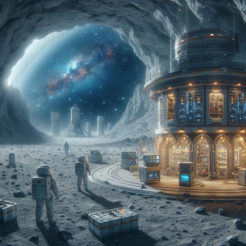 Эксперт рассказал, как будут строить «пещерные» базы на Луне