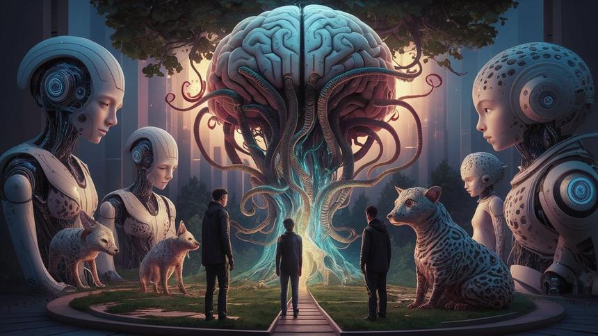 Ученые изучили «внутренний мир» человека, животных и ИИ