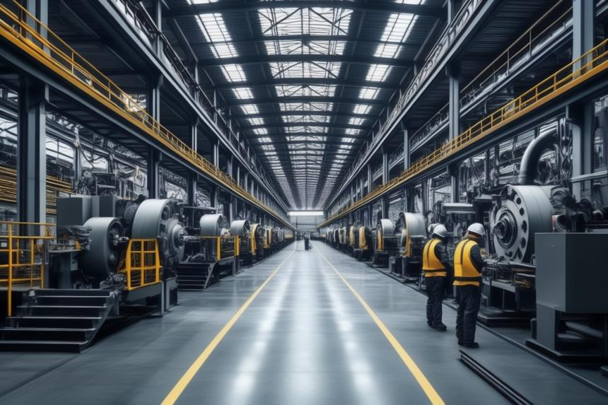 Ростех открыл новый участок с уникальным прессом для разработки авиадвигателей