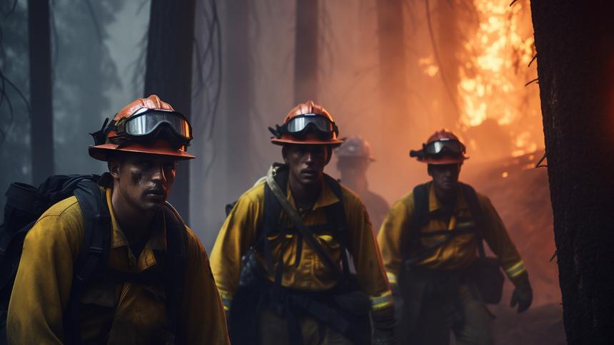 Пожарные за делом