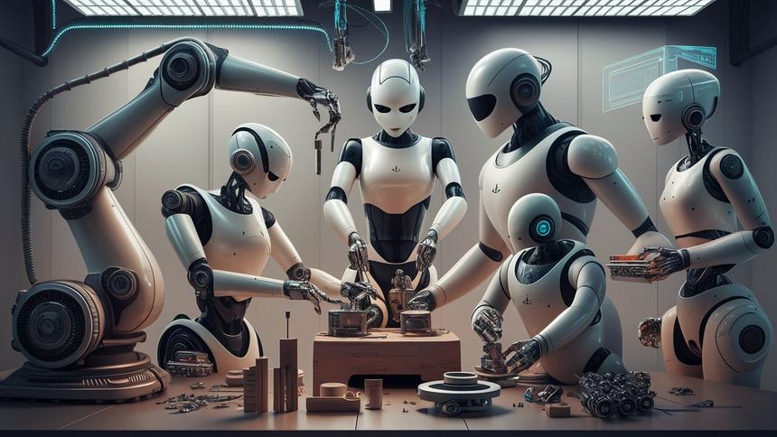 Роботы научились ждать при работе в команде