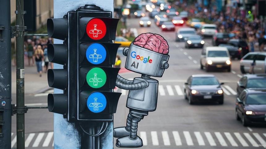 Оптимизация светофоров с помощью ИИ Google показала многообещающие результаты