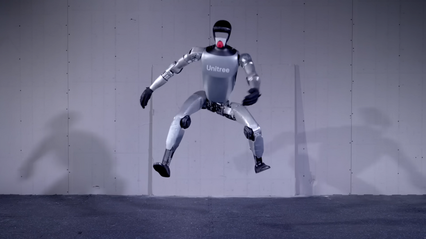 Unitree показала, как ее робот за 1.5 млн рублей умеет прыгать и танцевать