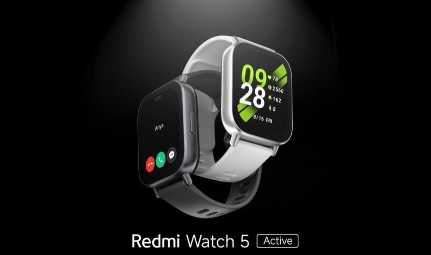 Xiaomi представила недорогие часы Redmi Watch 5 Active с автономностью до 18 дней и HyperOS