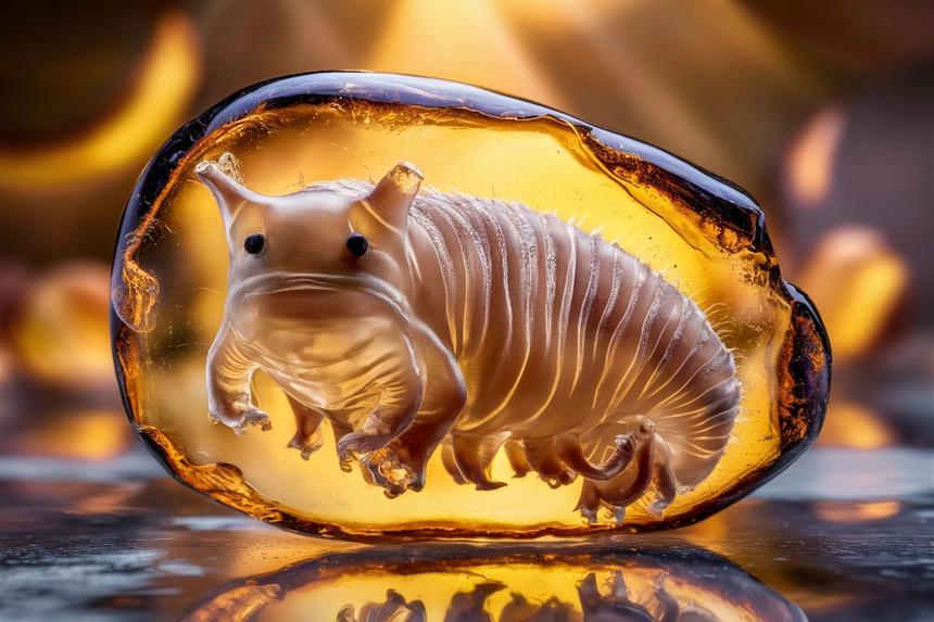 В янтаре нашли самое выносливое существо, которому 500 000 000 лет