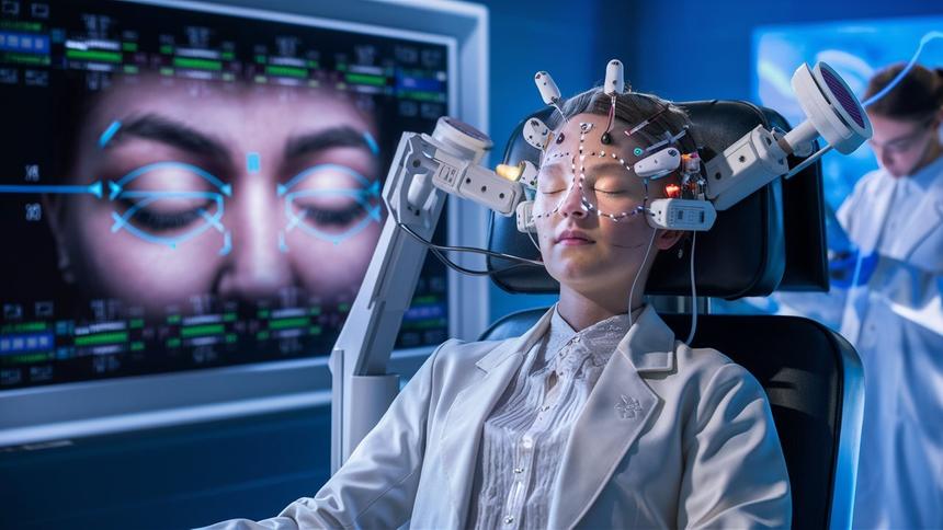 Учёные научились отслеживать движения глаз за закрытыми веками