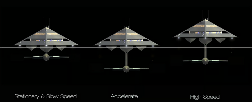 Если бы фараоны жили сейчас: в Сети обратили внимание на концепт треугольной яхты