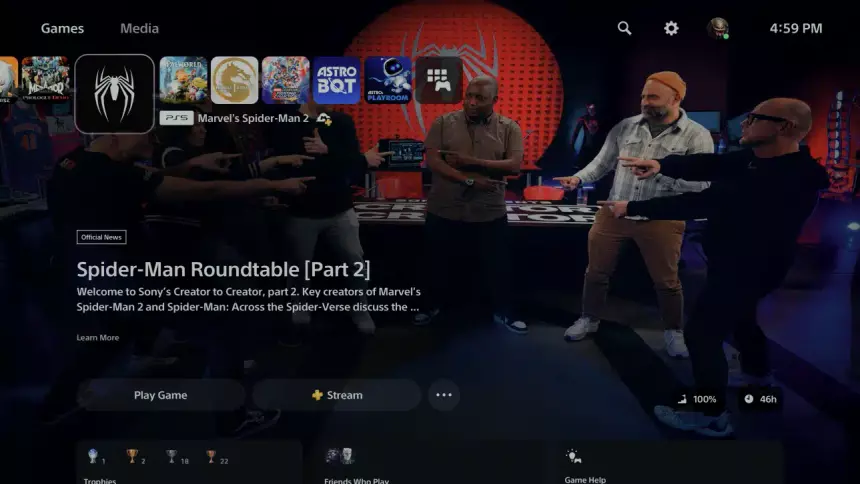 Верх наглости: в главном меню PS5 появилась непропускаемая реклама