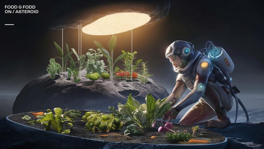 Ученые предложили выращивать еду на астероидах