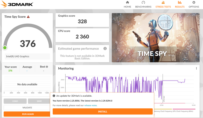 Тестирование игровой производительности 3DMark Time Spy