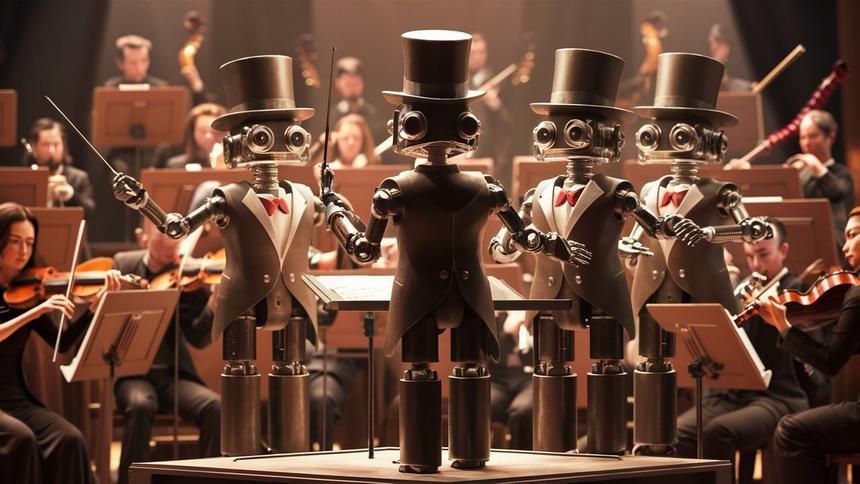 В Дрездене представили робота-дирижера с тремя руками