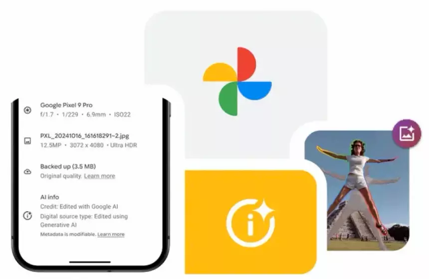 Google Фото научилось определять снимки, обработанные ИИ