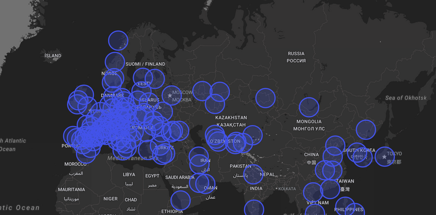 Проект DeFlock составил карту камер наблюдения за автомобилями по всему миру